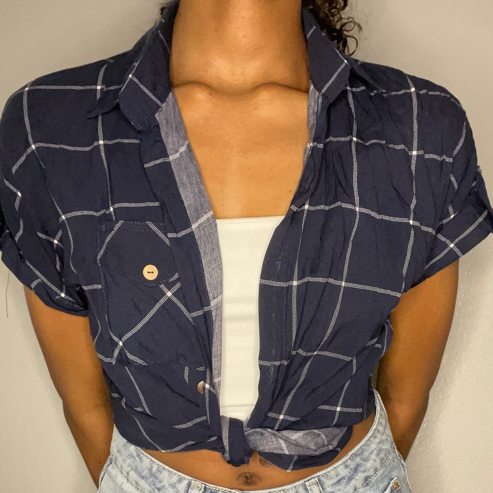 Navy Blue Top